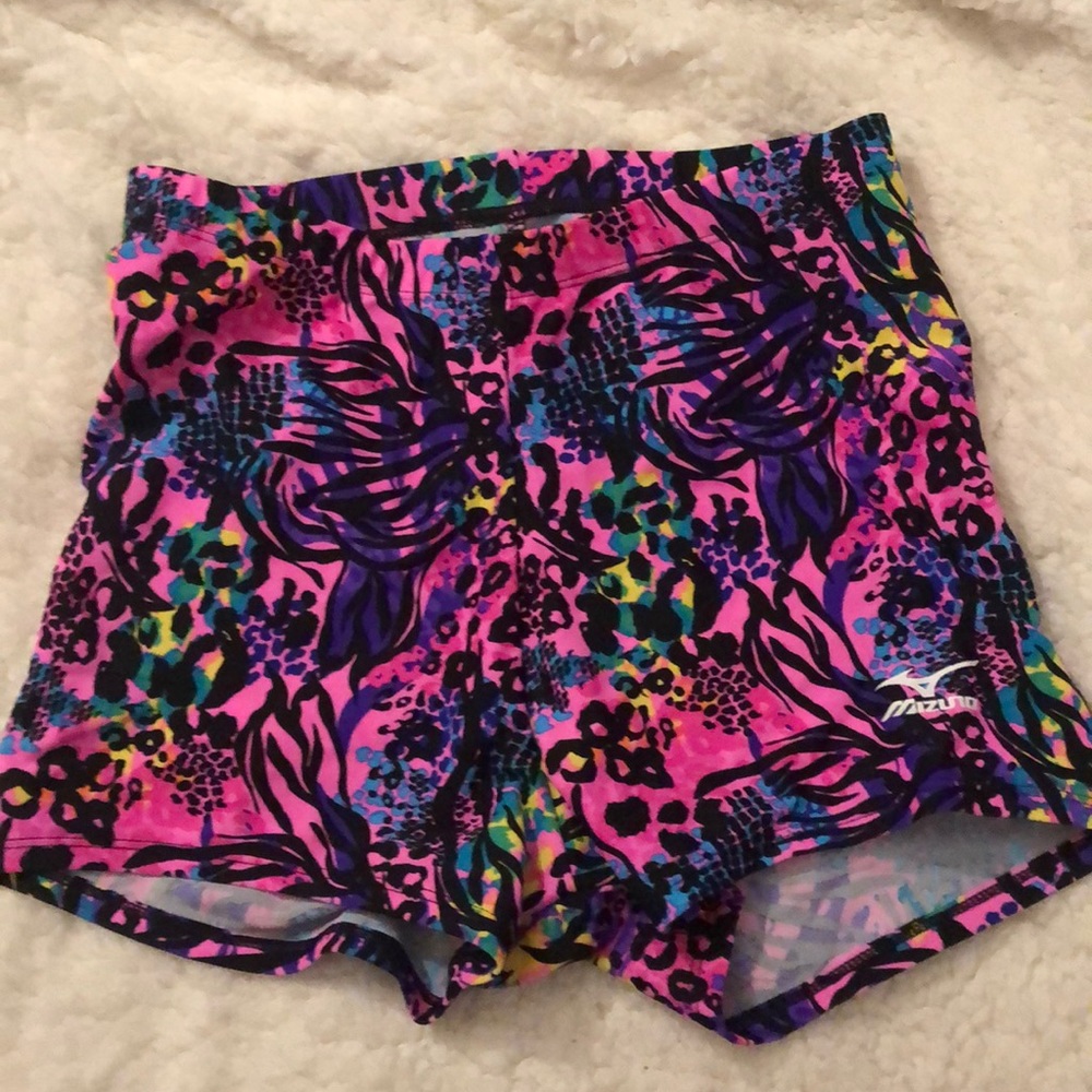 mizuno zebra print spandex